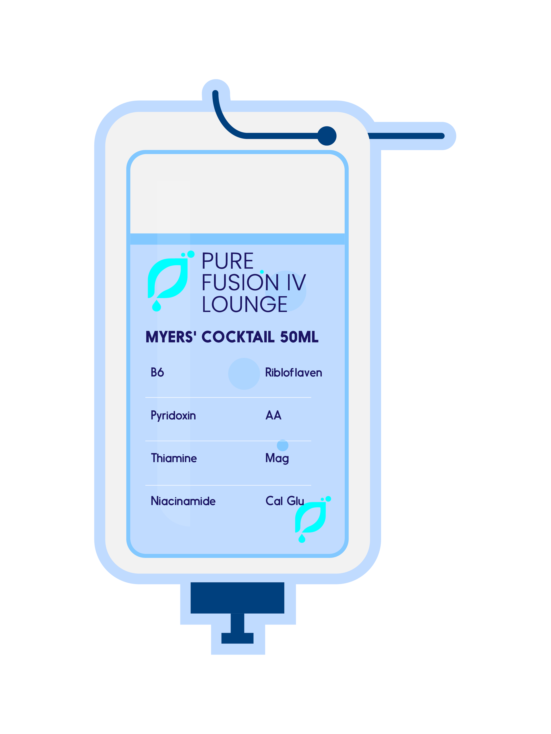 A person receiving Myer's Cocktail at Pure Fusion IV Lounge. The image depicts a serene setting where an individual is comfortably seated, undergoing a specialized IV treatment designed for Myer's Cocktail. The focus is on the fusion of science and well-being at Pure Fusion IV Lounge, ensuring a holistic approach to health and revitalization.