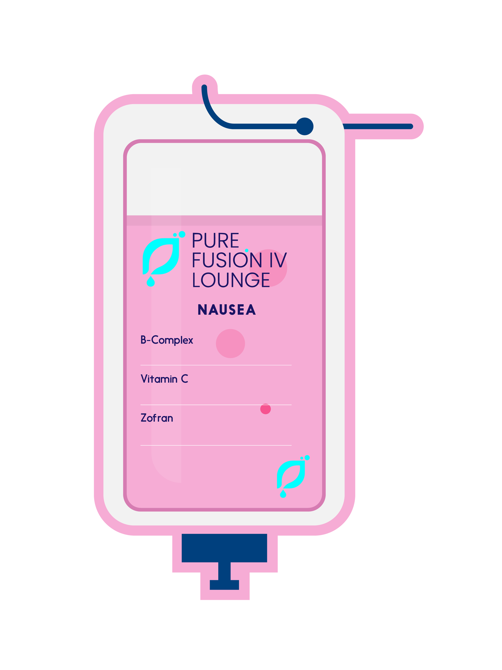 A person receiving Nausea at Pure Fusion IV Lounge. The image depicts a serene setting where an individual is comfortably seated, undergoing a specialized IV treatment designed for Nausea. The focus is on the fusion of science and well-being at Pure Fusion IV Lounge, ensuring a holistic approach to health and revitalization.